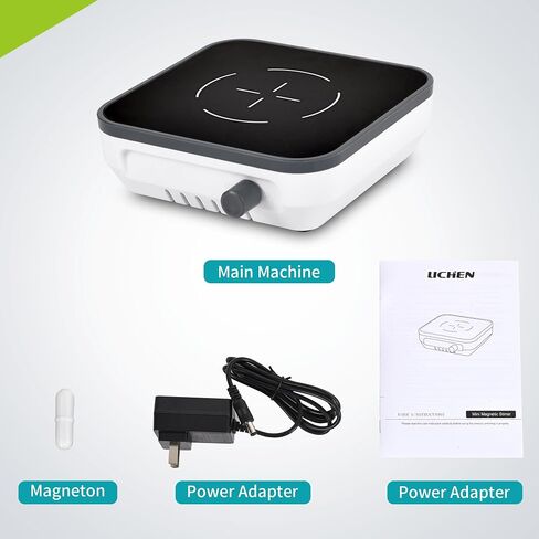 LICHEN Magnetic Stirrer with Stirring Bar, 1500RPM Mini Stir Plate Brushless DC Motor Magnetic Mixer Max Liquid Stirring Capacity 2000ml in Saudi Arabia