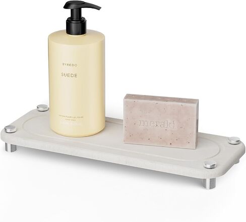 Quick Drying Stone Sink Tray, Bathroom Quick Drying Sink Organiser, Kitchen Countertop Diatomaceous Earth Absorbent Stone Tray in Saudi Arabia