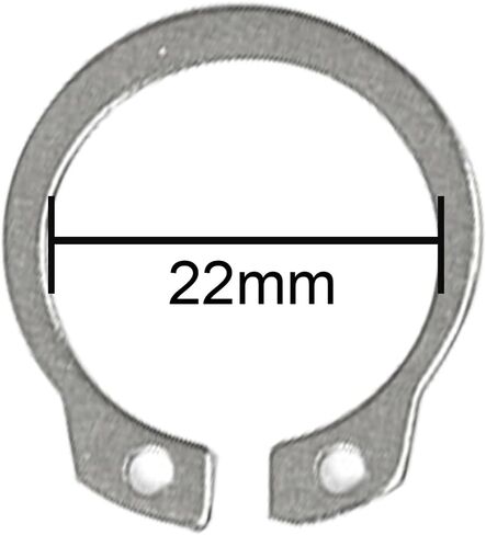 50 Pcs External Retaining Rings, Stainless Steel C-Clip Snap Rings, Inner Diameter 14 mm in Saudi Arabia