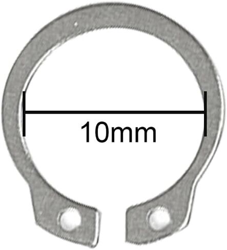 50 Pcs External Retaining Rings, Stainless Steel C-Clip Snap Rings, Inner Diameter 14 mm in Saudi Arabia