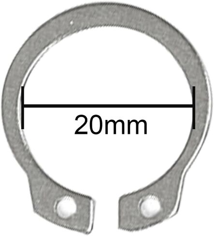 50 Pcs External Retaining Rings, Stainless Steel C-Clip Snap Rings, Inner Diameter 14 mm in Saudi Arabia