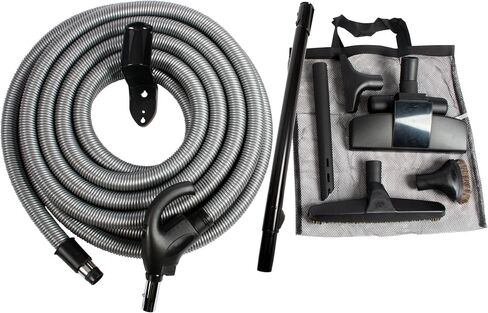 Cen-Tec Systems 97305 Central Vacuum Low Voltage Attachment Kit with Switch Control Hose, 30 Ft, Black in Saudi Arabia