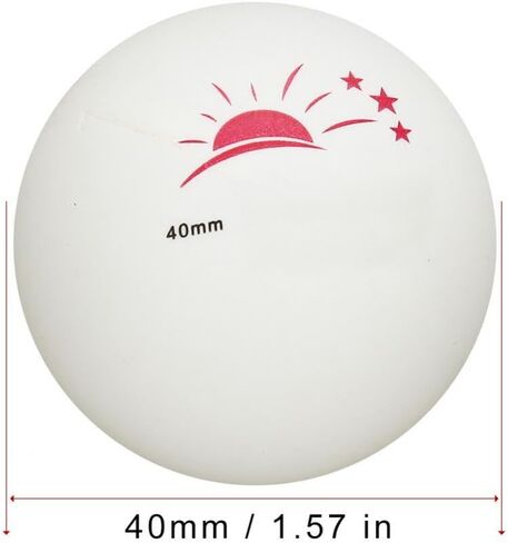 Pong Balls Bulk, 3 Star Table Tennis Sport Balls 60 Pieces 40mm Advanced Pong Ball with Box for Competition ing Entertainment Tournament Play(White) in Saudi Arabia