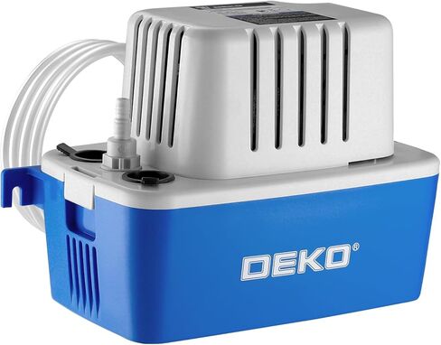 مضخة المكثفات لجهاز إزالة الرطوبة AC: مضخة إزالة المكثفات الأوتوماتيكية DEKOPRO AC للفرن HVAC مع أنابيب مفتاح الأمان in Kuwait