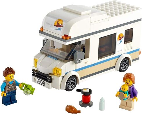 LEGO City Great Vehicles Holiday Camper Van 60283 Toy Car for Kids Ages 5 Plus Years Old, Caravan Motorhome, Gifts for Boys and Girls in Saudi Arabia