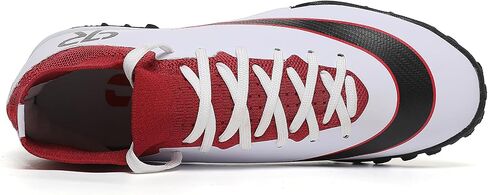 Boys Soccer Shoes Turf Youth Soccer Cleats Kids Spike TF High-Top Football Boots for Outdoor Training Club TF in Saudi Arabia
