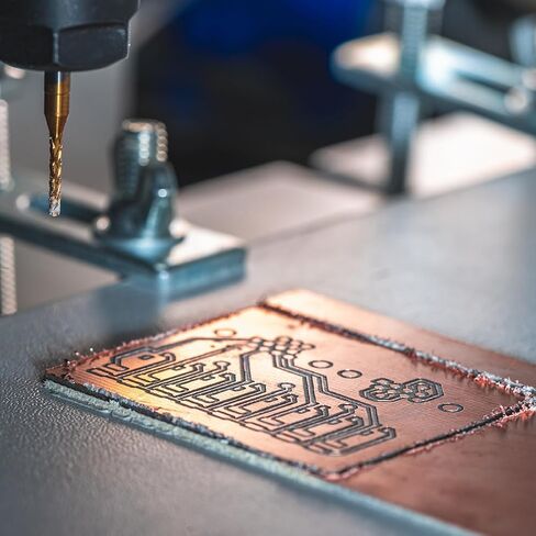 PATIKIL 8x12 inch Single Sided Copper Clad Laminate PCB, 4 Pcs 1.2mm Thickness FR4 Copper Plated Universal Circuit Prototype Board for Etching DIY PCB Kit in Saudi Arabia