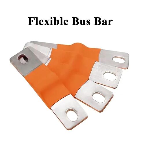 4PCS 3mm Thick Flexible Busbar M6 Posts Straps 74mm Hole Central Pitch Connector Clip Contact for LiFePO4 280Ah 304Ah Battery Cells Bus Bars (4, 3mm Thick) in Saudi Arabia