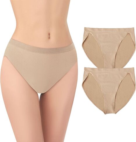 Nude Girls Dance Underwear Ballet Briefs Dance Undergarments Seamless Gymnastics Underpants in Kuwait