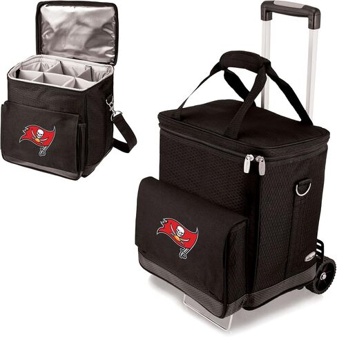 PICNIC TIME NFL Unisex-Adult NFL Cellar 6-Bottle Wine Carrier & Cooler Tote with Trolley in Saudi Arabia