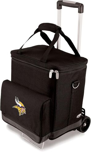 PICNIC TIME NFL Unisex-Adult NFL Cellar 6-Bottle Wine Carrier & Cooler Tote with Trolley in Saudi Arabia