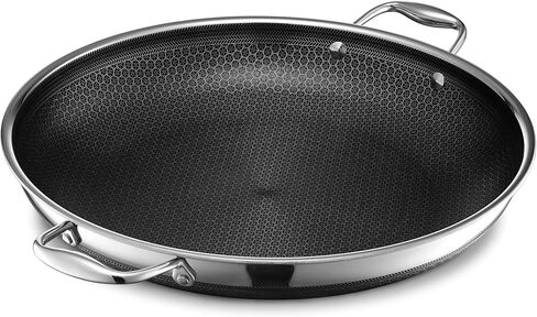 HexClad Hybrid Nonstick Frying Pan, 8-Inch, Stay-Cook Handle, Dishwasher and Oven Safe, Induction-Ready, Compatible with All Cooktops in Saudi Arabia