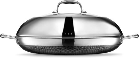 HexClad Hybrid Nonstick Frying Pan, 8-Inch, Stay-Cook Handle, Dishwasher and Oven Safe, Induction-Ready, Compatible with All Cooktops in Saudi Arabia