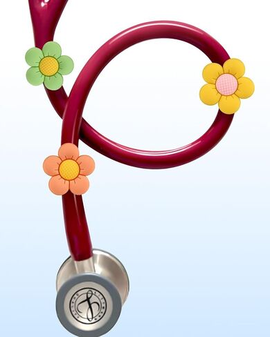 Plifal Stethoscope Charm Tag for Nurse - 5 Pieces Cute Squirrel Stethoscope Charm Raccoon Label Personalized Accessory Fit for MDF Littmann Various Style, Present for Ped Nurse, Doctor, Medical Worker in Saudi Arabia