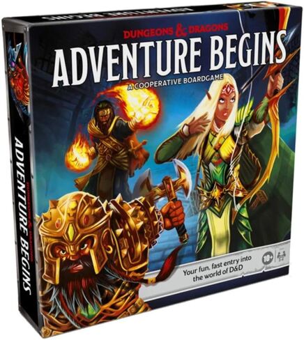 Dungeons & Dragons Adventure Begins, Cooperative Fantasy Board Game, Fast Entry to The World of D&D, Family Game for 2-4 Players, 10 and Up in Kuwait