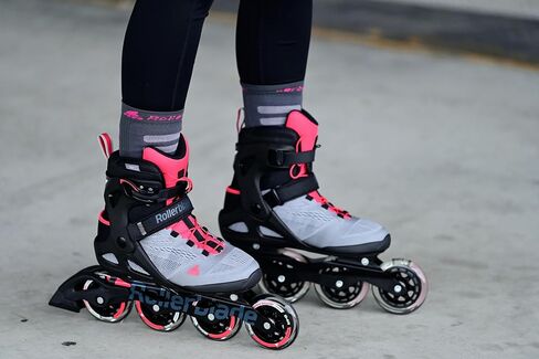 Rollerblade Macroblade 90 Women's Adult Fitness Inline Skate, Neutral Paradise Pink in Saudi Arabia