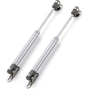 أجهزة رافينتي 2 قطعة دعامات غاز للخزانة 10 بوصة رفع دعامة الغاز يدعم المفصلات لغطاء البقاء في خزانة المطبخ، صدمات الغاز الفضية، دعم الرفع 120N/26 رطل، أبواب مفتوحة ناعمة، رفع دعامات الغاز in Kuwait