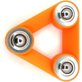 Bowling Ball Cup Stand with Ball Bearing Spinner Polisher DH (display holder) (Neon Orange) in Saudi Arabia