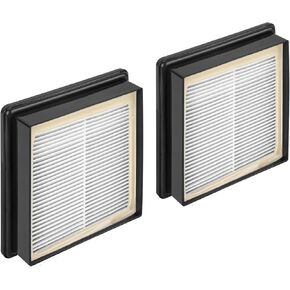 107315 HEPA Vacuum Filter Replacement Proteam Vacuum Parts Number 107303, 107304, HEPA Filter Twin Pack Compatible with Super Coach Pro 10, ProVac FS 6 Backpack Vacuums - 2 Pack