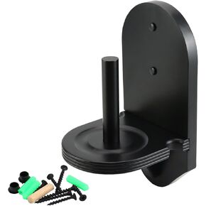 QWORK Wall Mounted Pool Hand Chalk Holder Rack - Beveled Edge Design, Carved Notches, with Hidden Mounting Hardware Included