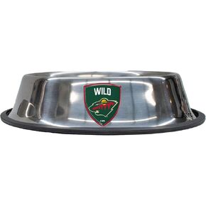 Littlearth NHL Minnesota Wild Everyday Pet Bowl, Large