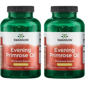 Swanson Evening Primrose Oil (Omegatru) 500 Milligrams 250 Sgels