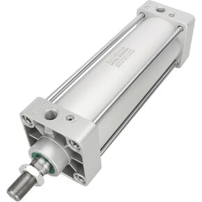 Baomain Pneumatic Air Cylinder SC 80 x 200 PT 3/8, Bore: 80mm, Stroke: 200mm, Screwed Piston Rod Dual Action 1 Mpa
