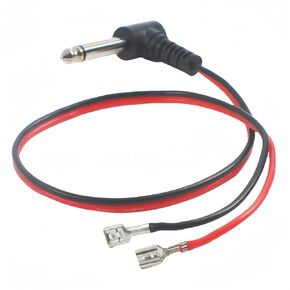 كابل استبدال مكبر الصوت الداخلي مقاس 1/4 بوصة من Fender، رقم القطعة 003-8566-049، كابل مكبر الصوت ذو الزاوية اليمنى