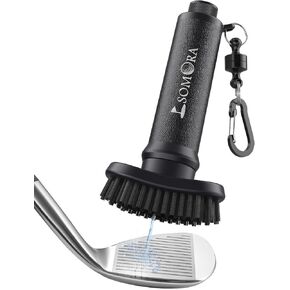 Pro Golf Club Cleaner Water Brush - White Elephant Gifts for Adults, Golf Accessories Golf Gifts for Men, Squeeze Bottle with Nylon Bristles - Golf Clubs Brush with Magnetic Clip, Christmas Mens Gifts