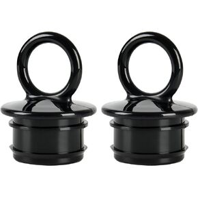 PVC Boat Drain Plug - Prevent Water Overflow | Compatible with T-H-Marine Boats Scuppers | Durable & Easy to Use | 1-1/2" Thru-Hull Drains | (2 Pack)