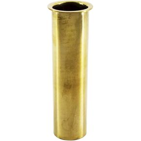 MARINE CITY Brass Drain Tube Corrosion Resistant Easy Functional and Smooth Design (1 x 3-1/2 Inches) for Boats – Marines – Transom – Motor Well – Live Well – Baitwell Fishing Boating (Pack of 1)