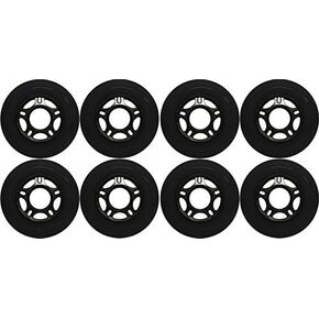 Player's Choice Outdoor Inline Skate Wheels 89a 8-Pack - Choose Size and Color - Outside Formula for Concrete and Asphalt Skating