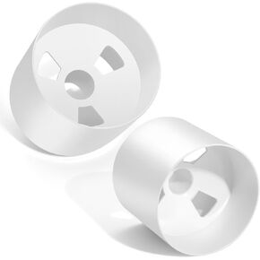 2PCS Golf Hole Cup for Putting Green, Ivory White ABS Plastic Golf Cups Fit PGA LPGA USGA Regulations, Sturdy Indoor Outdoor Golf Putting Hole Cups