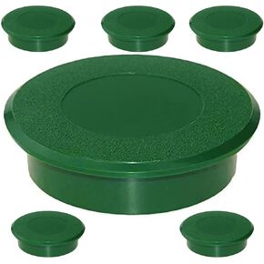 6PCS Golf Hole Cups Cover Golf Practice Set Putting Cup and Cover Training Aids Training Tool Green Hole Cup for Yard Garden Backyard Home Outdoor Activities (Green)