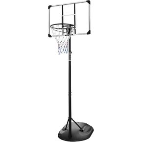 Elevon Basketball Hoop Outdoor, Portable Basketball Hoop Height Adjustable, Basketball Goal Built-in Wheels for for Kids Teen and Adult
