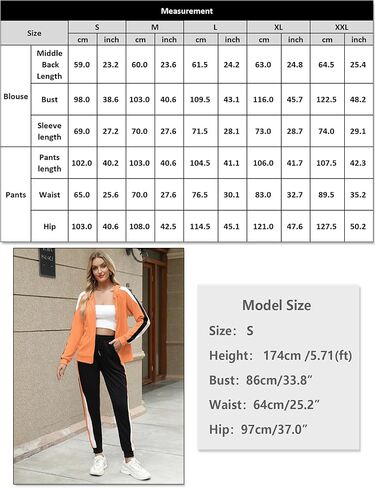 Marvmys Women's 2 Piece Tracksuit Set Full Zip-Up Hoddie Sweatsuits Color Block Jogging Suits with Pockets in Kuwait