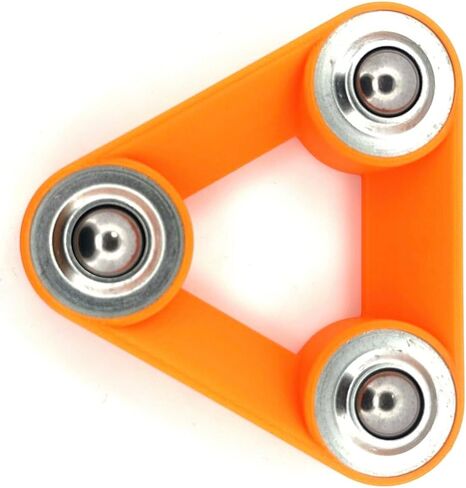 Bowling Ball Cup Stand with Ball Bearing Spinner Polisher DH (display holder) (Neon Orange) in Saudi Arabia