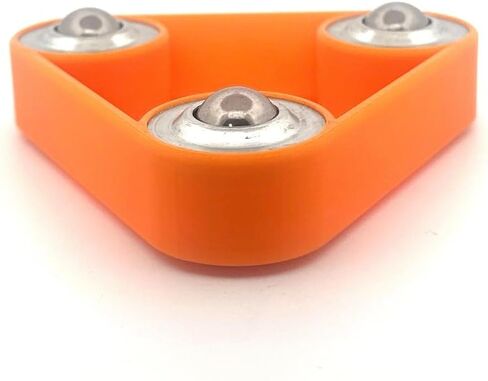 Bowling Ball Cup Stand with Ball Bearing Spinner Polisher DH (display holder) (Neon Orange) in Saudi Arabia