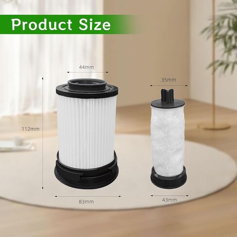 MZY LLC 3 عبوات استبدال الفلتر Miele TriFlex HX1، Pro، Cat & Dog مكنسة كهربائية لاسلكية، استبدال فلتر HX-FSF HEPA، أجزاء المكنسة الكهربائية رقم #11289902 in Kuwait