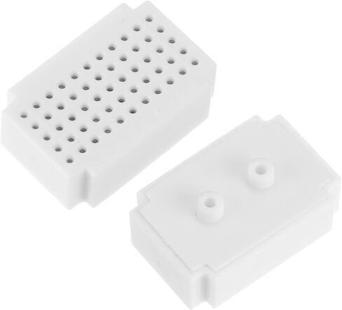 PATIKIL 7pcs Mini Breadboard, Solderless Breadboard Small Breadboard 55 Tie Points Prototype PCB Bread Board Electronics Kit with Base Board, ZY-55, 7 Color in Saudi Arabia