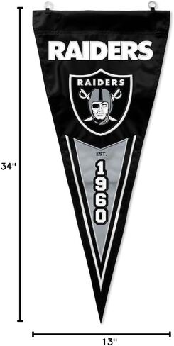 Party Animal NFL Las Vegas Raiders Vertical Pennant in Saudi Arabia
