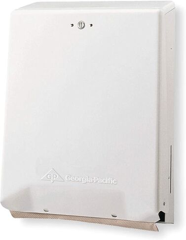 موزع مناشف ورقية قابل للطي/متعدد الطي من GP PRO (جورجيا والمحيط الهادئ)، أبيض، 56630/01، 11.100 بوصة عرض × 5.500 بوصة عمق × 15.400 بوصة ارتفاع in Kuwait