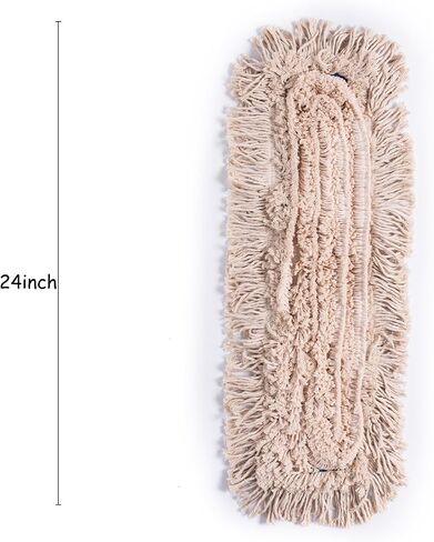 Microfiber Dust Mop Head Refills Pack of 2 for Hardwood Tile Laminate & Stone Floors (24'') in Kuwait