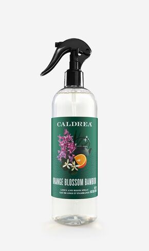 Caldrea Linen and Room Spray Air Freshener, Made with Essential Oils, Plant-Derived and Other Thoughtfully Chosen Ingredients, Lavender Cedar Leaf, 16 oz, 2 Pack in Saudi Arabia