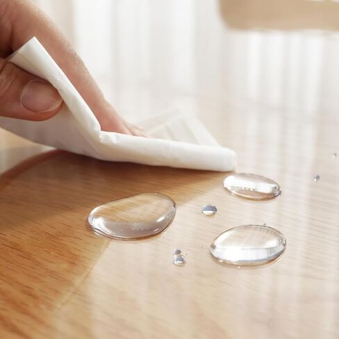 واقي غطاء طاولة شفاف بسمك 2 مم من LovePads مقاس 34 × 60 بوصة، واقي طاولة شفاف لطاولة غرفة الطعام، غطاء طاولة بلاستيكي، واقي طاولة الطعام، وسادات طاولة لطاولة غرفة الطعام in Saudi Arabia