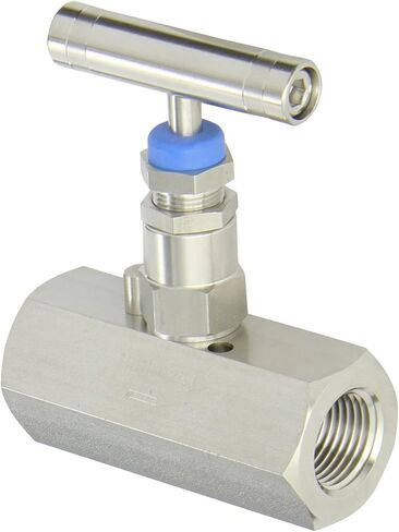 PIC Gauge HV-SS-1/2-HS-180-FXF 316 Stainless Steel Hex Body Straight Needle Valve with Gas Service Seat, 1/2 Female NPT x 1/2 Female NPT Connection Size, 6,000 psi Pressure in Saudi Arabia