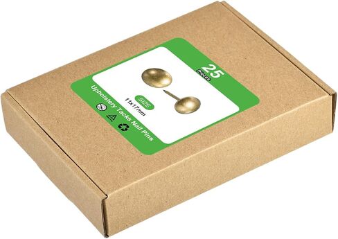 uxcell Upholstery Tacks Nail Pins Furniture, 50Pcs 16x16mm Thumb Tack Pins Assortment Kit Carbon Steel for Home Sofa DIY Decorative Nail Heads Nails, Yellow Bronze in Saudi Arabia