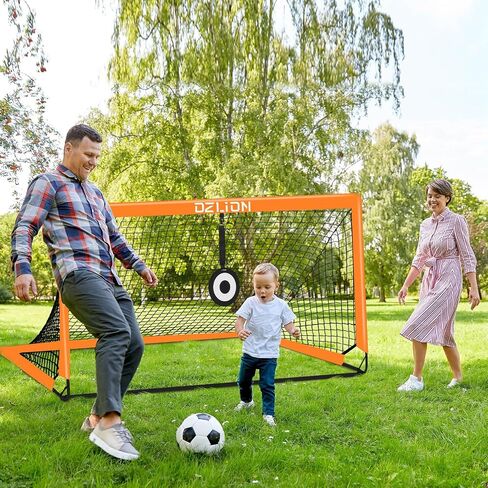 2 Pack Soccer Goals for Kids, 4x3/6x4 ft Portable Kids Soccer Goals for Backyard Pop Up Soccer Goal Net Toddle Soccer Nets for Kids Youth Outdoor Sports in Saudi Arabia