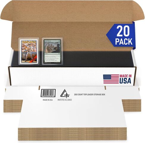 Premium Cardboard Trading Card Storage Box For Sports, TCG, Gaming MTG. in Kuwait