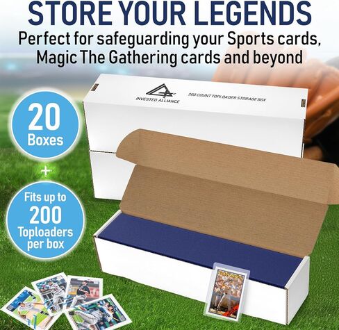 Premium Cardboard Trading Card Storage Box For Sports, TCG, Gaming MTG. in Kuwait
